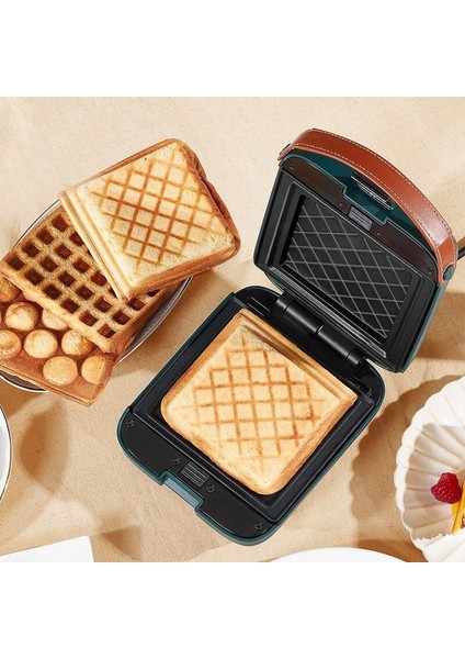 Elektrikli Sandviç Makinesi Kahvaltı Makinesi Ev Işık Gıda Çok Fonksiyonlu Waffle Makinesi Pancake Sandwichera Aracı Pişirme | Waffle Makineleri (Yurt Dışından)