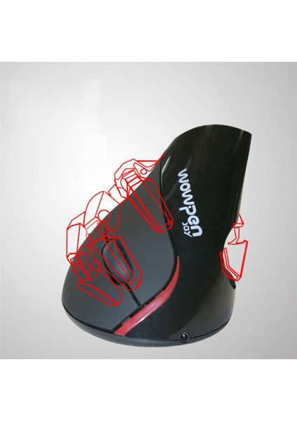 Yaratıcı Ergonomik Dikey Fare 2.4G Ofis Kablosuz Fare Wowpen Dikey Fare Kablosuz Bilgisayar Fare (Yurt Dışından) modelleri