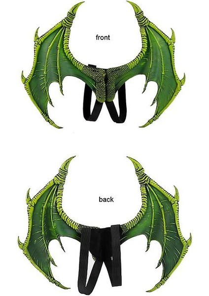 Yetişkinler Için Parti Cosplay Maske Çocuk Masquerade Kostümleri Korkunç Ejderha Maskesi Kanatları Kuyruk Cadılar Bayramı Kostüm Seti (Yeşil) (Yurt Dışından) fiyatları
