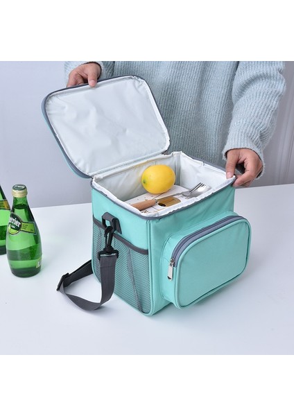 Termal Yalıtımlı Soğutucu Çanta Büyük Kadın Erkek Piknik Öğle Yemeği Bento Kutusu Gezileri Barbekü Yemek Buz Zip Paketi Aksesuarları Malzemeleri ÜrünlerÖğle Yemeği Çantalar (Yurt Dışından)