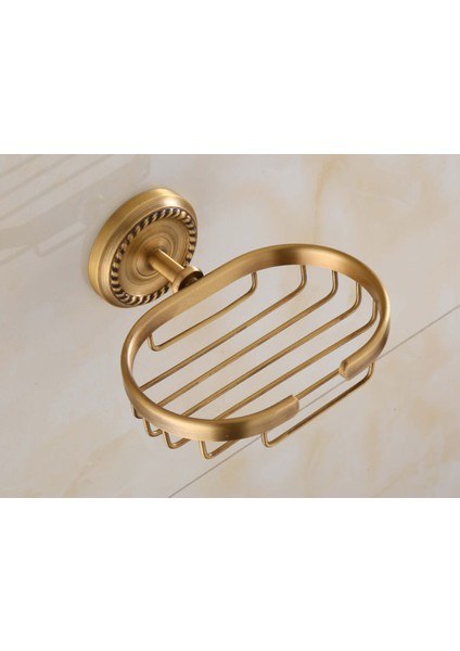 Moda Antik Pirinç Sabunluk, Saf Bakır Banyo Sabun Sepeti Banyo Aksesuarları Yt 12290 | Sabunluk | Antik Pirinç Sabun Tutucular Sepet (Yurt Dışından)