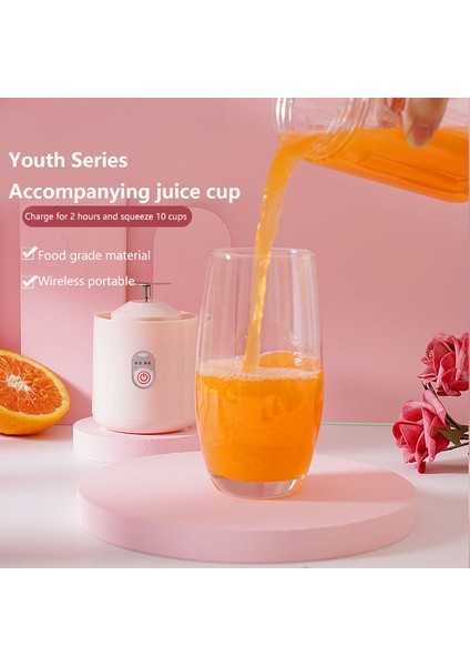 Mini Taşınabilir Blender Gıda Işlemcisi Ev Portabloları Smoothie Blender (Yurt Dışından)