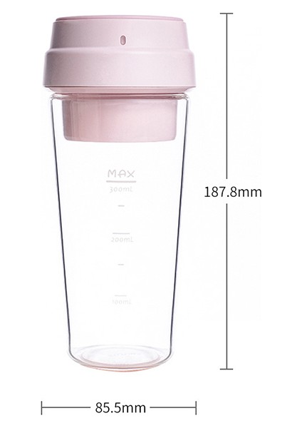 Taşınabilir Sıkacağı Mikser Mini Suyu Blender Meyve Gıda Manyetik Şarj (Yurt Dışından)