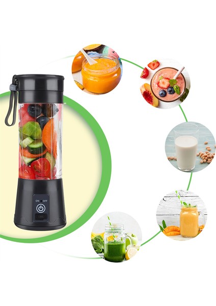 Taşınabilir Blender Mikser Gıda Işlemciler Mini Tek Burgu Sıkacağı Pres Electric (Yurt Dışından)