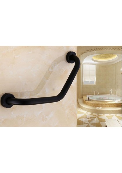 Banyo Küvet Küpeşte Güvenlik Kelepçe Bar Eski Insanlar Için Paslanmaz Çelik Banyo Kolu Kolçak Siyah Kepçe Ba (Yurt Dışından) fırsatları