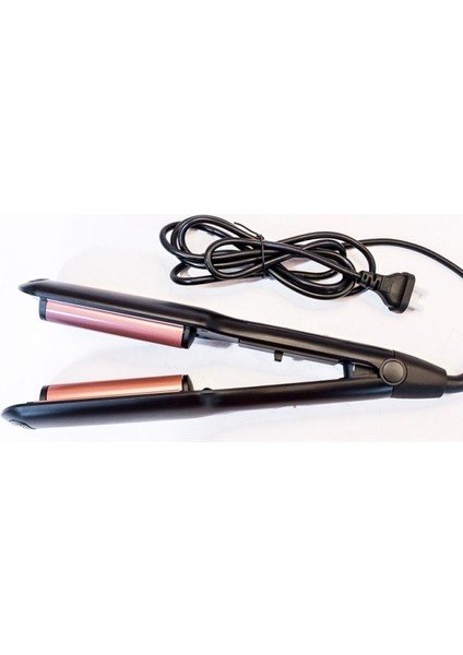 Profesyonel Oluklu Saç Bigudi Yumurta Perm Doğrultma Ütüler Turmalin Seramik Curling Demir Kadın Şekillendirici Araçları | Saç Silindirleri (Siyah) (Yurt Dışından) fiyatları