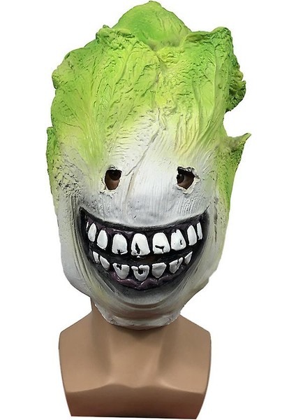 Oyunu Lahana Başlık Maskesi Masquerade Yeşil Sebze Cadılar Bayramı Partisi Cosplay Sahne (Yurt Dışından)