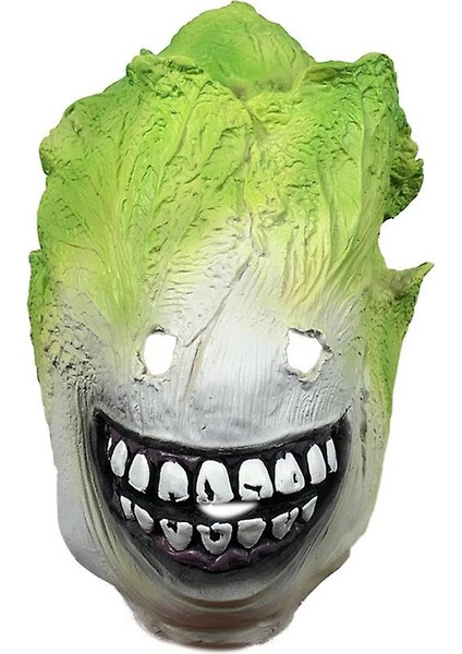 Oyunu Lahana Başlık Maskesi Masquerade Yeşil Sebze Cadılar Bayramı Partisi Cosplay Sahne (Yurt Dışından) fiyatları