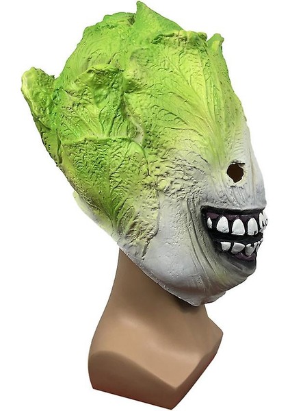 Oyunu Lahana Başlık Maskesi Masquerade Yeşil Sebze Cadılar Bayramı Partisi Cosplay Sahne (Yurt Dışından) modelleri