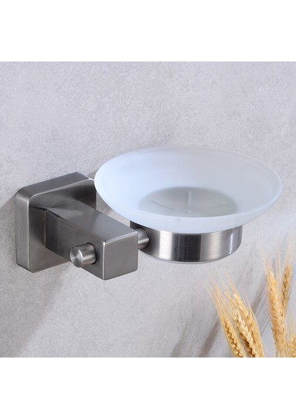 Banyo Sabunluk Paslanmaz Çelik Sabunluk Depolama Raf Duş Duvara Monte Sabun Yemekleri Kutusu Cam Tepsi Banyo Raf Köşe | Sabun Yemekleri (Yurt Dışından)