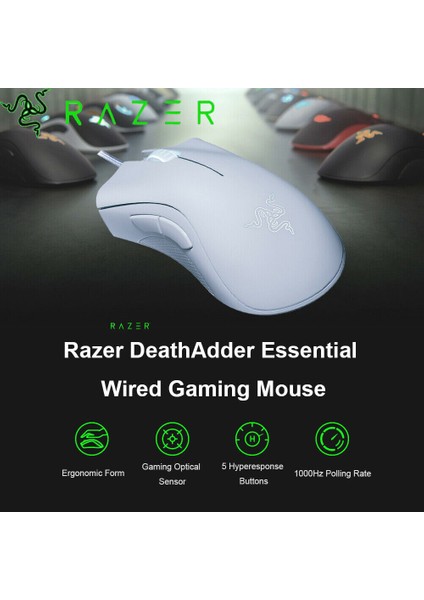 Ölüm Adder Razer Gamer Fareler Optik Ergonomik Temel Fare (Yurt Dışından)