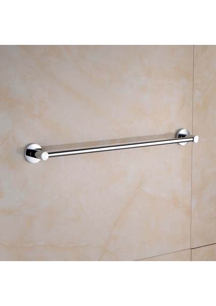Banyo Yuvarlak Banyo Havlusu Bar Katı Pirinç Malzeme Krom Kaliteli Duvara Monte Havlu Ray Tutucu Tuvalet Boru Banyo Ürünleri | Havlu Barları (Yurt Dışından)