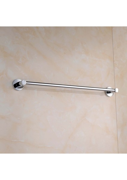 Banyo Yuvarlak Banyo Havlusu Bar Katı Pirinç Malzeme Krom Kaliteli Duvara Monte Havlu Ray Tutucu Tuvalet Boru Banyo Ürünleri | Havlu Barları (Yurt Dışından)