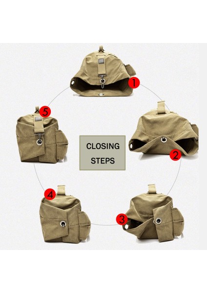 Erkekler Askeri Sırt Çantası Taktik Çanta Seyahat Tırmanma Çanta Ordu Çanta Tuval Katlanabilir Kova Silindir Omuz Paketi Spor | Tırmanma Çantaları (Yurt Dışından)