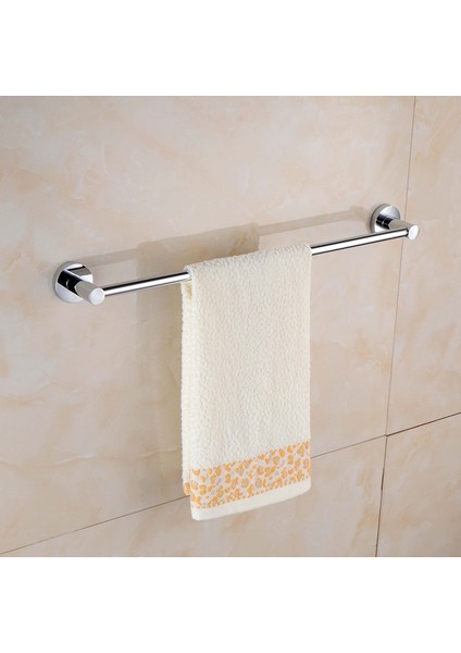 Banyo Yuvarlak Banyo Havlusu Bar Katı Pirinç Malzeme Krom Kaliteli Duvara Monte Havlu Ray Tutucu Tuvalet Boru Banyo Ürünleri | Havlu Barları (Yurt Dışından)