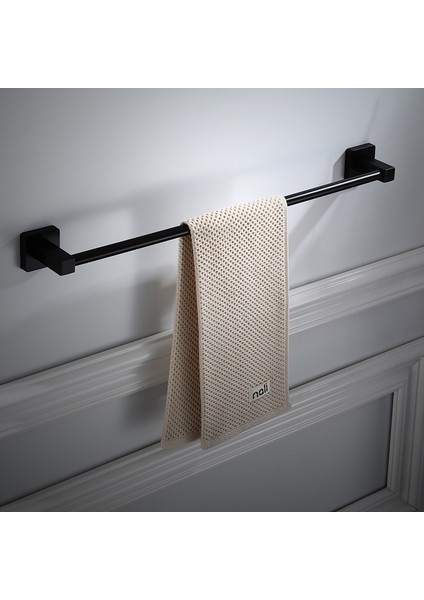 30 Cm Mat Siyah Bitirmek Alüminyum Banyo Aksesuar Tek Havlu Bar Havlu Raylı Havlu Tutucu | Havlu Barlar (Yurt Dışından)