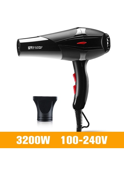 Kuaförlük Kuaför Salon Araçları Için Profesyonel Saç Kurutma Makinesi Güçlü Güç Föner Kurutucu Saç Kurutma Makinesi Fan 3200 W / 1400 W 100 240 V D38 | Saç Kurutma Makineleri (Yurt Dışından)