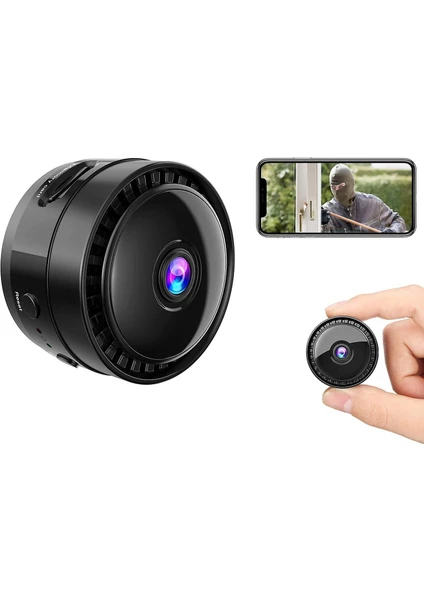 1080 P Hd Wifi Kamera Mini Kamera - Siyah (Yurt Dışından)