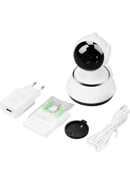 Hd 720 P Mini Ev Güvenlik Ip Kamera Iki Yönlü Ses Kablosuz Mini Kamera 1Mp Gece Görüş Cctv Wifi Kamera Bebek Monitörü | Gözetim Kameraları (14 * 12 * 11) (Yurt Dışından)