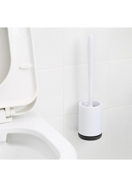 Tuvalet Fırçası Kauçuk Kafa Tutucu Temizleme Fırçası Tuvalet Duvarı Asılı Ev Zemin Temizleme Banyo Aksesuarları | Tuvalet Fırçası Tutucular (Yurt Dışından)