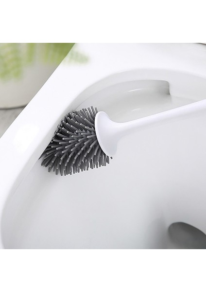 Tuvalet Fırçası Kauçuk Kafa Tutucu Temizleme Fırçası Tuvalet Duvarı Asılı Ev Zemin Temizleme Banyo Aksesuarları | Tuvalet Fırçası Tutucular (Yurt Dışından)