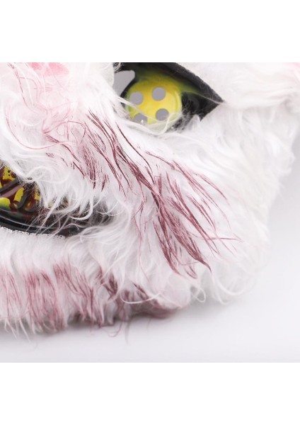 Kanlı Bunny Peluş Maske Cadılar Bayramı Festivali Korku Maskesi Bunny Headgear Kadınlar Cosplay (Yurt Dışından) modelleri