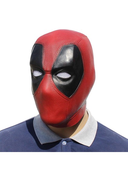 Cadılar Bayramı Maskesi Parti Dans Maskesi Deadpool Lateks Kostüm Sahne (Yurt Dışından)