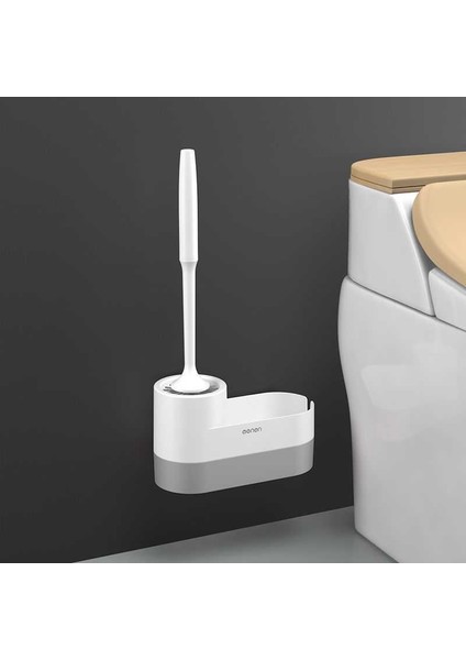 Depolama Silikon Tuvalet Fırçası Tuvalet Duvara Monte Temizleme Fırçası Ev Zemin Temizleme Banyo Aksesuarları | Tuvalet Fırçası Tutucular (Yurt Dışından)