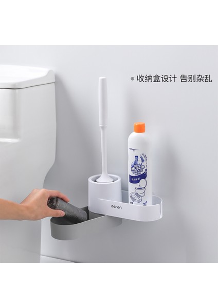Depolama Silikon Tuvalet Fırçası Tuvalet Duvara Monte Temizleme Fırçası Ev Zemin Temizleme Banyo Aksesuarları | Tuvalet Fırçası Tutucular (Yurt Dışından)