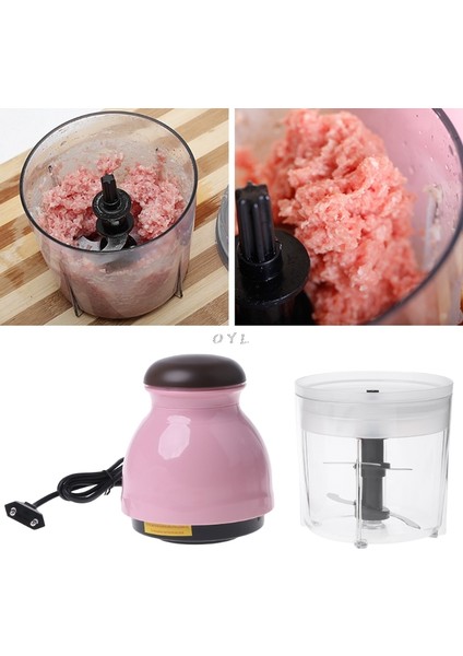 Mini Elektrikli Et Değirmeni Gıda Işlemcisi Sebze Meyve Blender Chopper (Yurt Dışından)