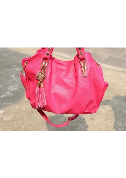 100% Hakiki Lüks Çanta Tote Deri Hobo Omuz Çantası Messenger Çanta (Mavi) (Yurt Dışından)