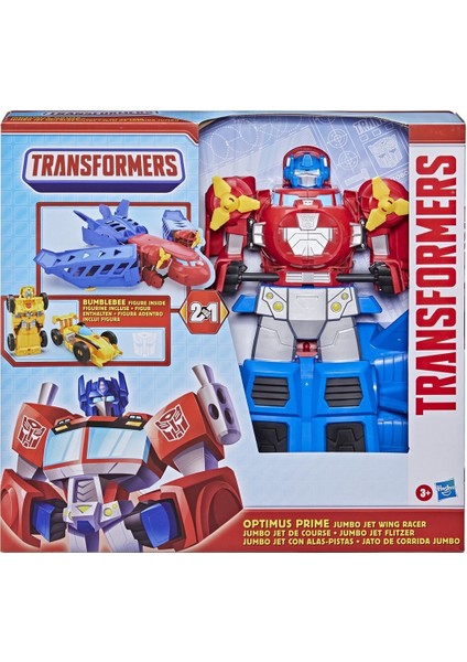 Transformers Optimus Prime Jumbo Jet Yarışçısı