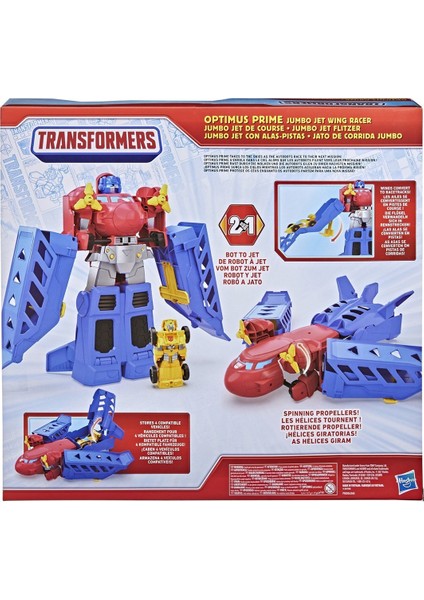 Transformers Optimus Prime Jumbo Jet Yarışçısı