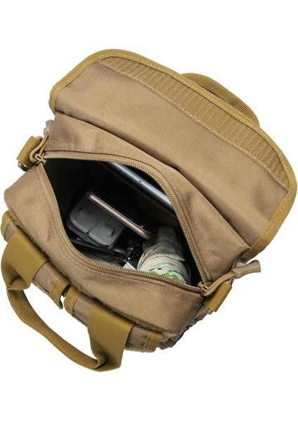 Açık Spor Taktik Omuz Çantası Molle Messenger Çanta Askeri Su Geçirmez Kamuflaj Crossbody Küçük Mini Çanta (Yurt Dışından)