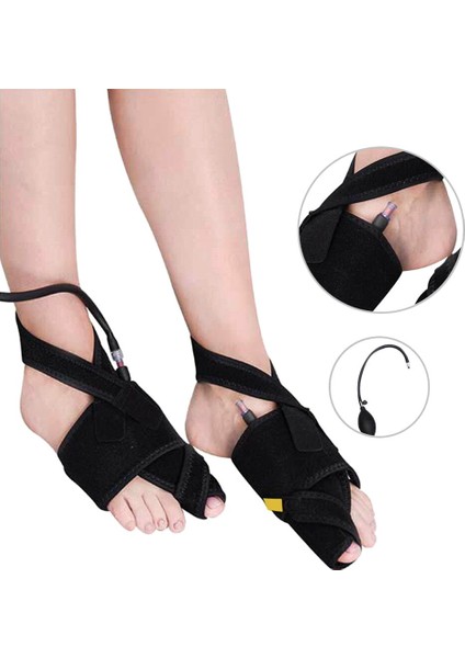 1 Pair Bunion Düzeltici Şişirilmiş Yumuşak Halluks Koruyucu Guard Toe Ayırıcı (Yurt Dışından)