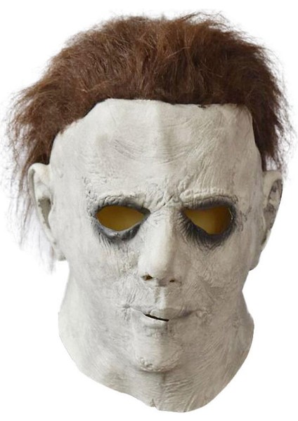 Michael Myers Maske Cadılar Bayramı Lateks Headgear Cosplay Sahne Maskesi (Yurt Dışından)