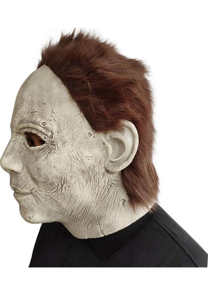 Michael Myers Maske Cadılar Bayramı Lateks Headgear Cosplay Sahne Maskesi (Yurt Dışından)