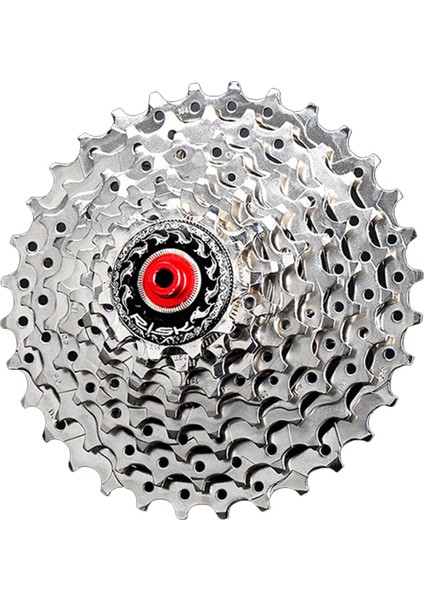 11 Dişli Bisiklet Kaset Kapak Kilidi Halka Sabitleme Cıvata Hafif Hub Kapağı Kilitli Siyah (Yurt Dışından)