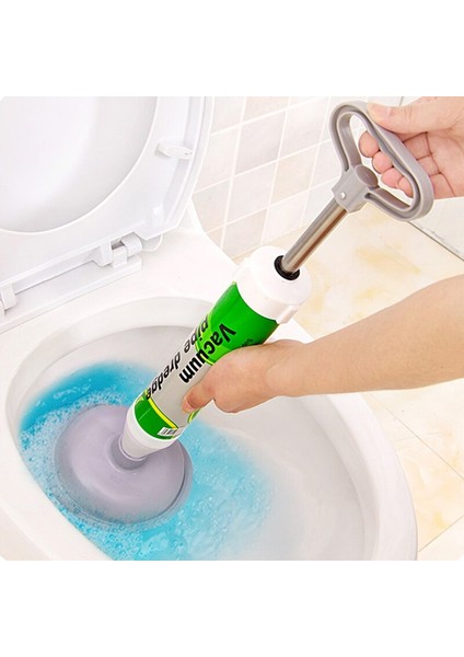 Yüksek Basınçlı Banyo Takunya Sökücü Vakum Boru Manuel Lavabo Piston Açacağı Tuvalet Hava Güç Drenaj Blaster Temizleyici Emme Pompası | Tuvalet Fırçası Tutucular (Yurt Dışından)