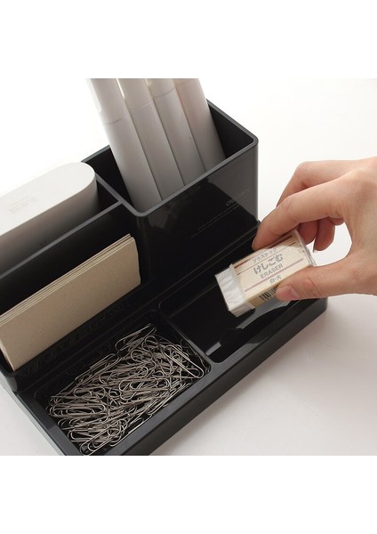 Plastik Yüksek Sınıf Çok Fonksiyonlu Resepsiyon Kırtasiye Organizatör Saklama Kutusu Kalem Kalem (Yurt Dışından) fiyatları