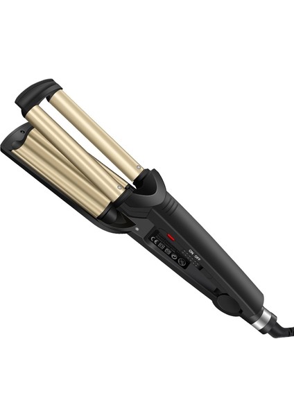 Saç Şekillendirici Saç Waver Styling Araçları Saç Curlers Elektrik Kıvırma Profesyonel Saç Araçları Kıvırma Demir Seramik Üçlü Varil | Kıvrık Ütüler (Yurt Dışından)