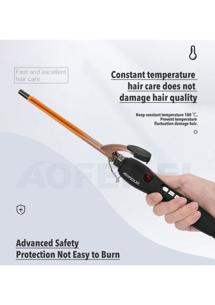 Profesyonel 9Mm Elektrik Curling Demir 13Mm Saç Bigudi Küçük Bukleler Curlers Seramik Saç Curlers Elektrik Curling Demir | Curling Ütüler (Yurt Dışından) fırsatları