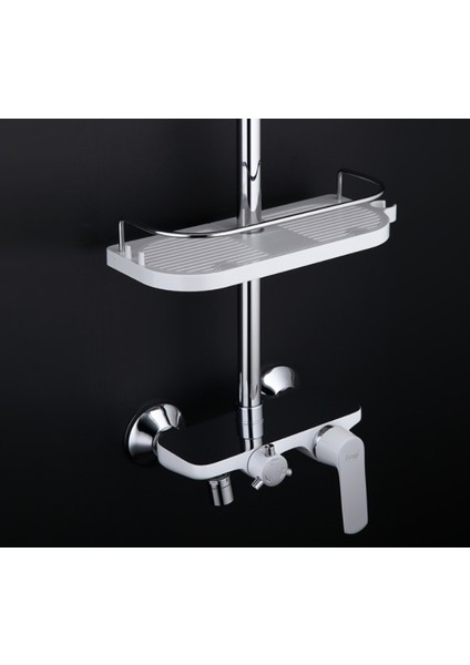 Şampuan Banyo Havlu Tepsi Banyo Raf Duş Depolama Raf Tutucu Ev Banyo Rafları Tek Katmanlı Duş Başlığı F339 | Banyo Rafları (Yurt Dışından)