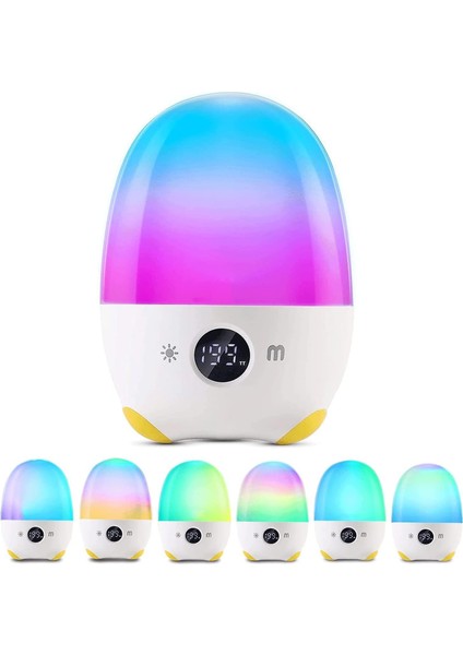 3in1 LED Bebek Gece Lambası, Çocuk Dokunmatik Kısım Başucu Lambası (Yurt Dışından)