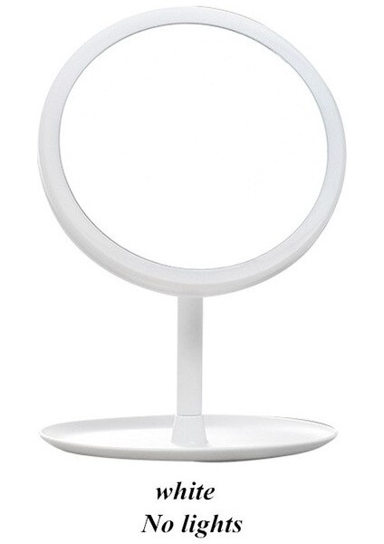 Led Makyaj Aynası Soyunma Masa Ayna Güzellik Makyaj Aynası Doldurma Işık Yüz Ayna Ayarlanabilir Dokunmatik Karartma Masası Masa Aynası | Makyaj Aynaları (Beyaz) (Yurt Dışından)