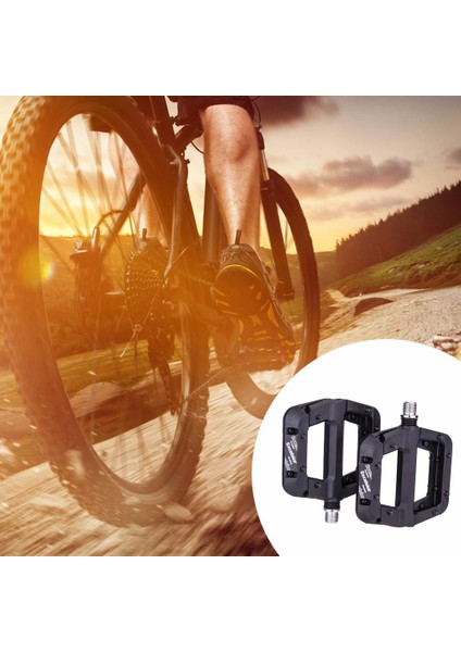 Bisiklet Düz Pedalları Dağ Mtb Platformu Pedalları Değiştirme 9/16 '' Döngü Parçaları Siyah (Yurt Dışından) indirimleri