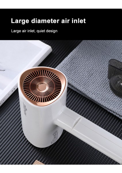 Katlanabilir Saç Kurutucu1800W Güçlü Fön Kurutucu Sıcak / Soğuk Hava Salonları Ve Ev Profesyonel Saç Kurutma Makinesi Secador Pelo | Saç Kurutma Makineleri (Beyaz) (Yurt Dışından) fırsatları