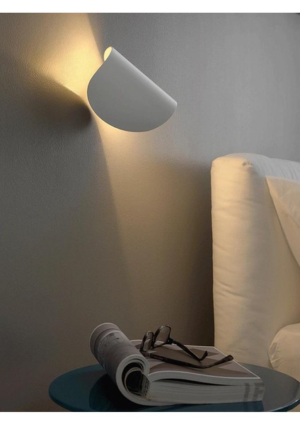 7W Başucu Duvar Lambası Döndürmek LED Yaratıcı Lambalar Duvar Koridor Oturma Odası Yatak Odası Başucu Lambası Kapalı ve Açık | LED Iç Duvar Lambaları (Sıcak Işık) (Yurt Dışından) fırsatları