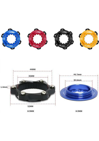 Merkez Kilit Hub'ları Için 6 Cıvata Adaptörleri Merkez Kilidi Rotor Disk Fren Altın (Yurt Dışından)