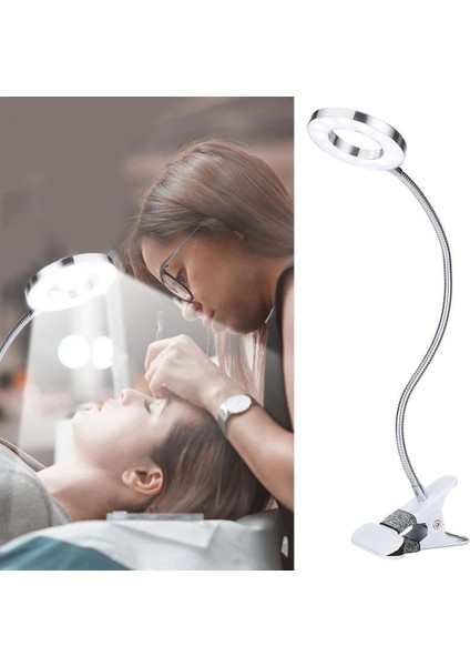 Masa Lambası Üzerinde Klip USB Masa Lambası Göz Koruma LED Masa Işık Bükülebilir Esnek Okuma Masası Lambası Tırnak Dövme Okuma Güzellik | Masa Lambaları (Yurt Dışından)